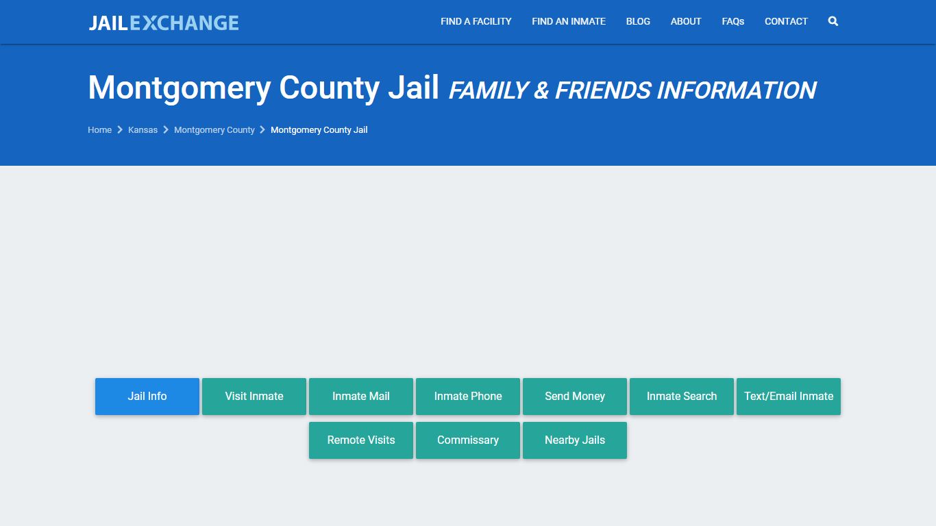 Montgomery County Jail KS | Booking, Visiting, Calls, Phone